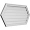 Ekena Millwork Half Round Surface Mount PVC Gable Vent: Functional, w/ 2"W x 1-1/2"P Brickmould Frame, 42"W x 21"H GVPHR42X2102SF - alternate 5